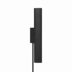 Nordlux Vico Wall Light Aluminium and Metal Black Up & Down | Suitable for 2x GU10
