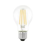 Eglo LED Pear E27 Filament Clear 7.3W 806lm - 830 Warm White | Replaces 60W