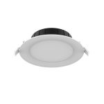 Noxion LED Downlight Hera Flat Recessed White 9W 900lm 80D - 827-830-840 CCT | 146mm - Cutout 120mm