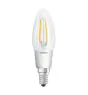 Osram Classic LED E14 Candle Filament Clear 4.5W 470lm - 827 Extra Warm White | Dimmable - Replaces 40W