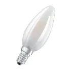 Osram Classic LED E14 Candle Filament Frosted 2.8W 250lm - 827 Extra Warm White | Dimmable - Replaces 25W