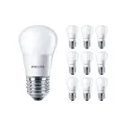 Multipack 10x Philips Corepro LED Lustre E27 Ball Frosted 5W 470lm - 827 Extra Warm White | Replaces 40W